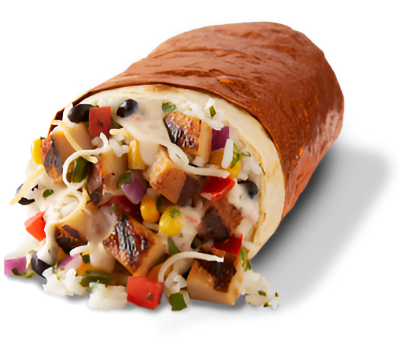 Chicken Queso Burrito