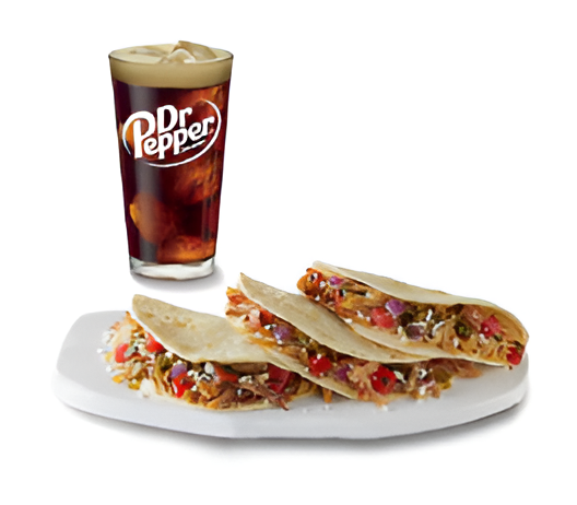 Street Style Pulled Pork Tacos + Drink